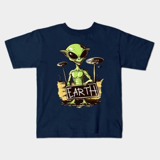 Earth Alien Kids T-Shirt